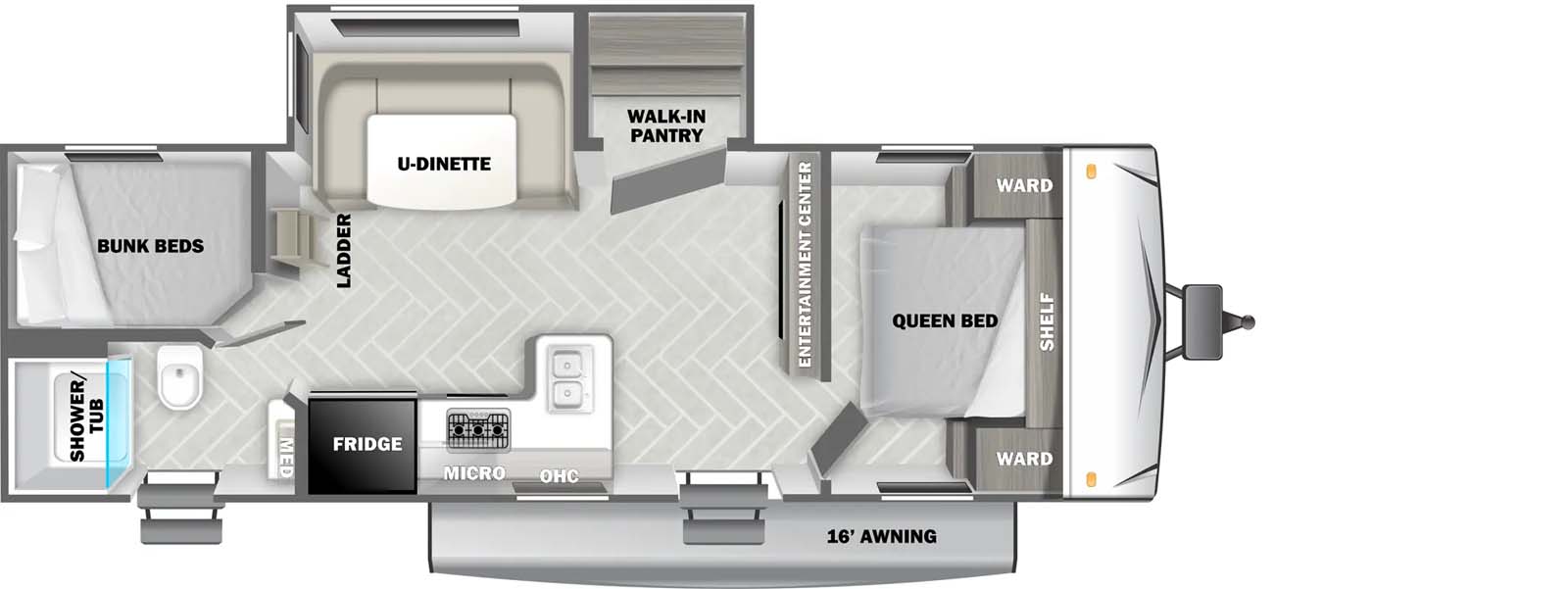 2405BHX Floorplan Image